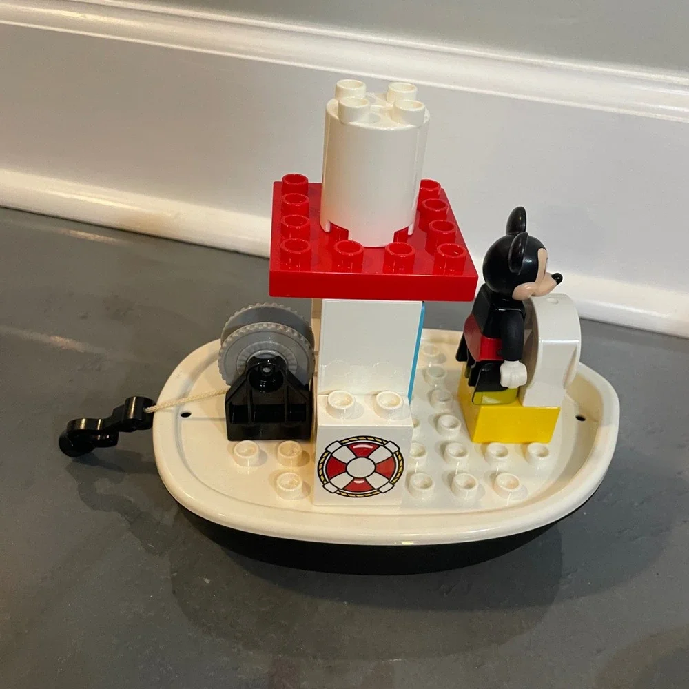LEGO Duplo Disney Mickey Mouse MlBoat 10881 Steamboat Minnie Mouse Set READ